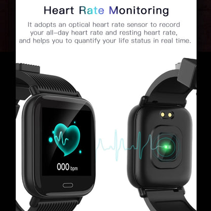 Bracelet intelligent G20 avec écran couleur TFT de 1,3 pouces, étanche IP67, prise en charge du rappel d'appel/surveillance de la fréquence cardiaque/surveillance de la pression artérielle/surveillance du sommeil/rappel de sédentarité