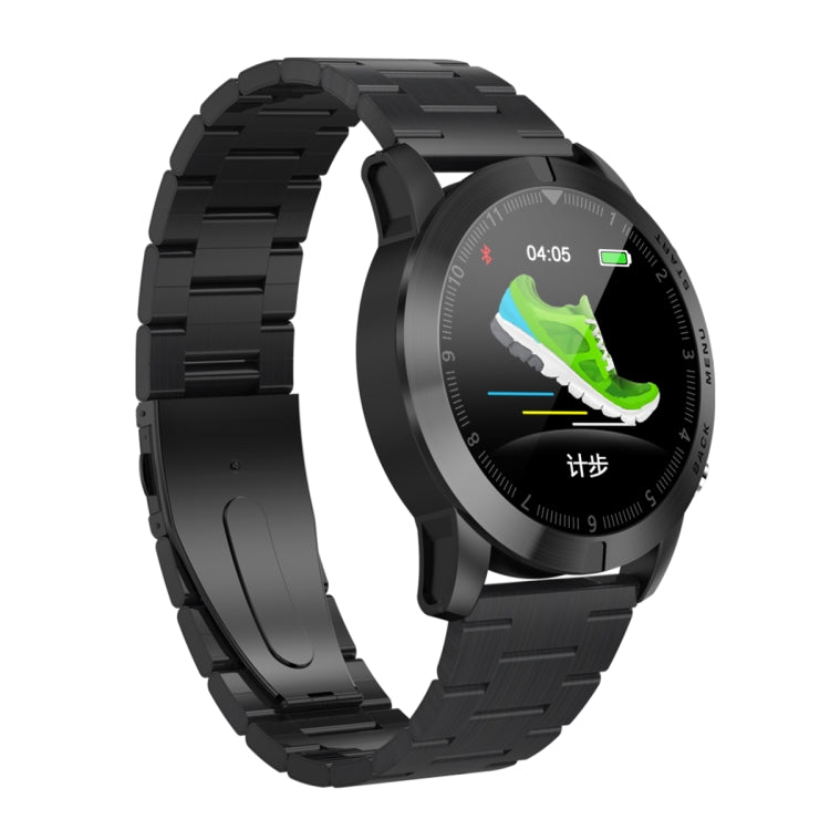 DTNO.1 S10 Bracelet intelligent à écran couleur TFT de 1,3 pouces IP68 étanche, bracelet de montre en acier, rappel d'appel de soutien/surveillance de la fréquence cardiaque/surveillance du sommeil/mode multisport