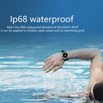 DTNO.1 S10 Bracelet intelligent avec écran couleur TFT de 1,3 pouces, étanche IP68, bracelet en silicone, prise en charge du rappel d'appel/surveillance de la fréquence cardiaque/surveillance du sommeil/mode multisport