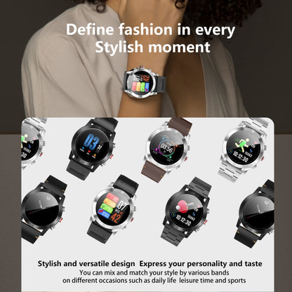 DTNO.1 S10 Bracelet intelligent avec écran couleur TFT de 1,3 pouces, étanche IP68, bracelet en silicone, prise en charge du rappel d'appel/surveillance de la fréquence cardiaque/surveillance du sommeil/mode multisport