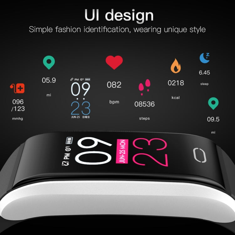 Bracelet intelligent B11 avec écran couleur IPS de 0,96 pouces, étanche IP67, prise en charge du rappel d'appel/surveillance de la fréquence cardiaque/surveillance de la pression artérielle/surveillance du sommeil/rappel de sédentarité