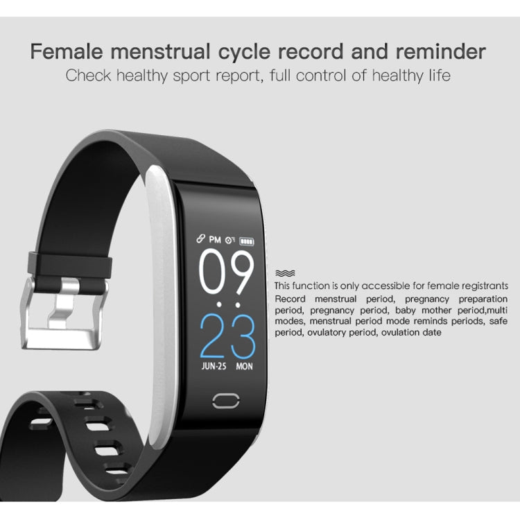 Bracelet intelligent B11 avec écran couleur IPS de 0,96 pouces, étanche IP67, prise en charge du rappel d'appel/surveillance de la fréquence cardiaque/surveillance de la pression artérielle/surveillance du sommeil/rappel de sédentarité