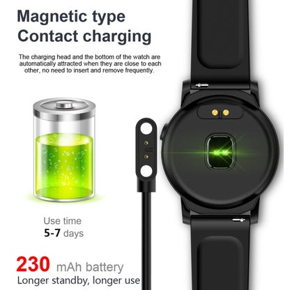 DK02 Bracelet intelligent à écran couleur IPS de 1,3 pouces IP67 étanche, prise en charge du rappel d'appel/surveillance de la fréquence cardiaque/surveillance du sommeil/rappel de sédentarité