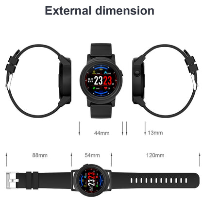 DK02 Bracelet intelligent à écran couleur IPS de 1,3 pouces IP67 étanche, prise en charge du rappel d'appel/surveillance de la fréquence cardiaque/surveillance du sommeil/rappel de sédentarité