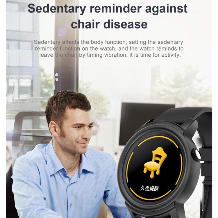 DK02 Bracelet intelligent à écran couleur IPS de 1,3 pouces IP67 étanche, prise en charge du rappel d'appel/surveillance de la fréquence cardiaque/surveillance du sommeil/rappel de sédentarité