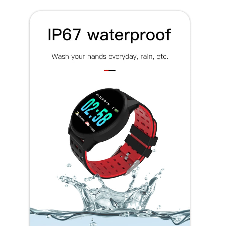 KY108 1,3 pouces Résolution 240x240 Bracelet intelligent IP67 étanche, rappel d'appel de soutien / surveillance de la fréquence cardiaque / surveillance du sommeil / surveillance de la pression artérielle / surveillance de l'oxygène dans le sang