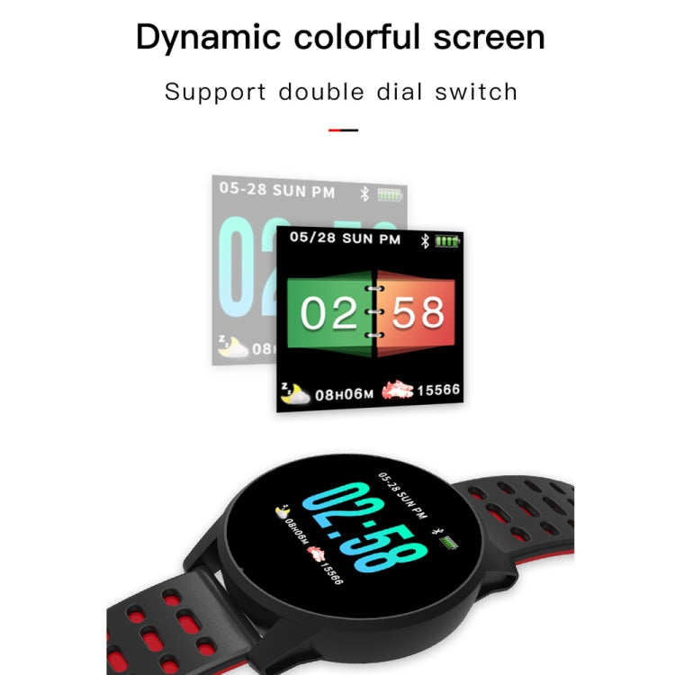 KY108 1,3 pouces Résolution 240x240 Bracelet intelligent IP67 étanche, rappel d'appel de soutien / surveillance de la fréquence cardiaque / surveillance du sommeil / surveillance de la pression artérielle / surveillance de l'oxygène dans le sang