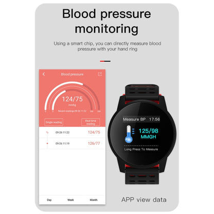 KY108 1,3 pouces Résolution 240x240 Bracelet intelligent IP67 étanche, rappel d'appel de soutien / surveillance de la fréquence cardiaque / surveillance du sommeil / surveillance de la pression artérielle / surveillance de l'oxygène dans le sang