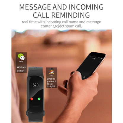 Bracelet intelligent H29 avec écran couleur IPS de 1,14 pouces, étanche IP67, prise en charge du comptage des pas/rappel d'appel/surveillance de la fréquence cardiaque/surveillance du sommeil