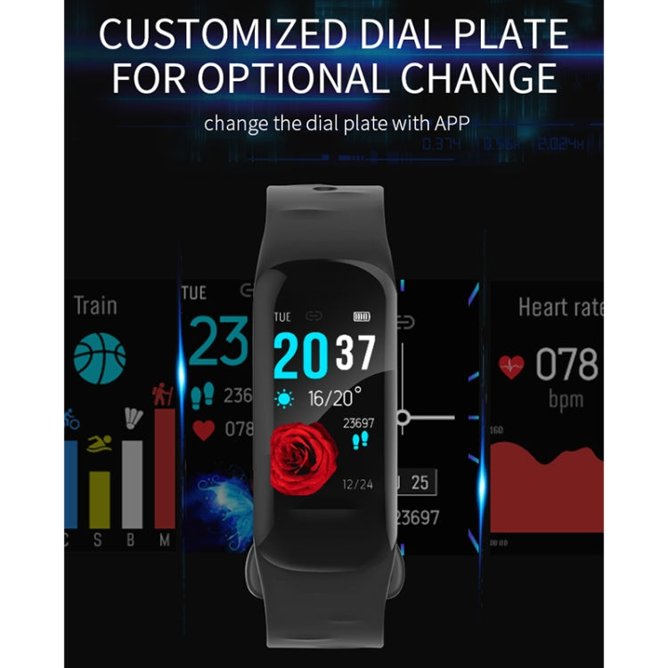 Bracelet intelligent H29 avec écran couleur IPS de 1,14 pouces, étanche IP67, prise en charge du comptage des pas/rappel d'appel/surveillance de la fréquence cardiaque/surveillance du sommeil
