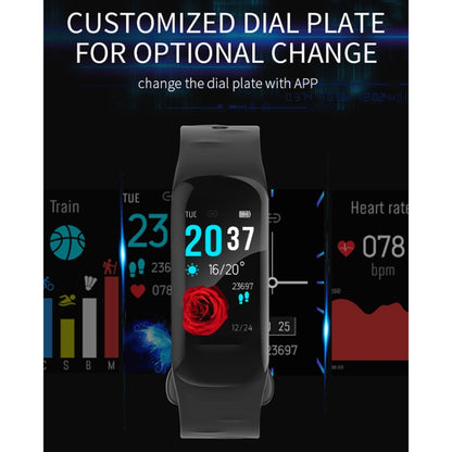 Bracelet intelligent H29 avec écran couleur IPS de 1,14 pouces, étanche IP67, prise en charge du comptage des pas/rappel d'appel/surveillance de la fréquence cardiaque/surveillance du sommeil