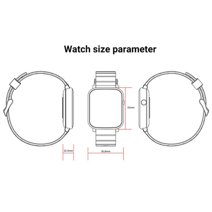 SMA-F1 Montre de sport intelligente étanche IP68 à écran tactile TFT de 1,3 pouces, prise en charge de la fréquence cardiaque dynamique, de la pression artérielle et de la détection du sommeil / Bluetooth / réveil / contrôle photo, SMA-F1