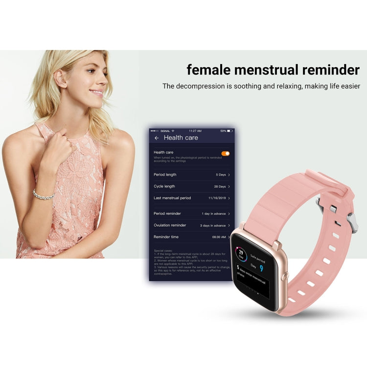 SMA-F1 Montre de sport intelligente étanche IP68 à écran tactile TFT de 1,3 pouces, prise en charge de la fréquence cardiaque dynamique, de la pression artérielle et de la détection du sommeil / Bluetooth / réveil / contrôle photo, SMA-F1