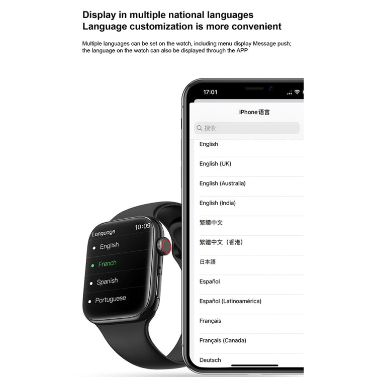T900 PRO MAX L BIG Montre intelligente étanche grand écran de 1,92 pouces, prise en charge de la fréquence cardiaque/tension artérielle/oxygène/modes sportifs multiples, T900 PRO MAX L BIG