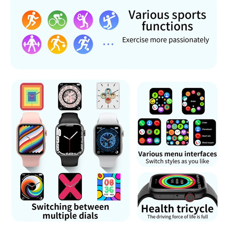 T900 PRO MAX L BIG Montre intelligente étanche grand écran de 1,92 pouces, prise en charge de la fréquence cardiaque/tension artérielle/oxygène/modes sportifs multiples, T900 PRO MAX L BIG