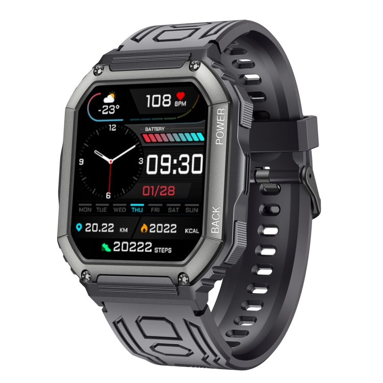Montre intelligente de sport podomètre étanche KR06, prise en charge de la fréquence cardiaque/surveillance de la pression artérielle/appel BT