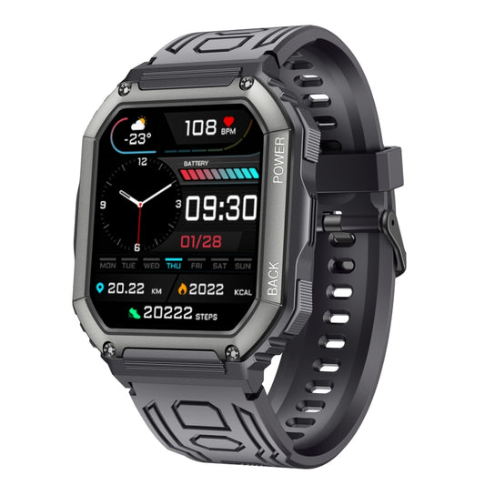 Montre intelligente de sport podomètre étanche KR06, prise en charge de la fréquence cardiaque/surveillance de la pression artérielle/appel BT
