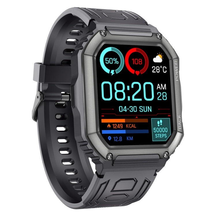 Montre intelligente de sport podomètre étanche KR06, prise en charge de la fréquence cardiaque/surveillance de la pression artérielle/appel BT