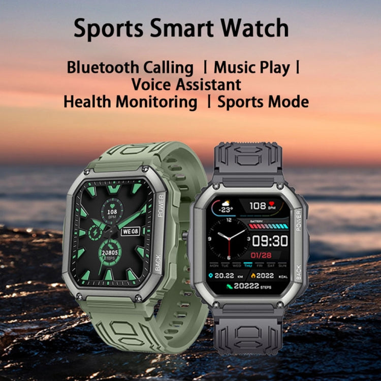 Montre intelligente de sport podomètre étanche KR06, prise en charge de la fréquence cardiaque/surveillance de la pression artérielle/appel BT