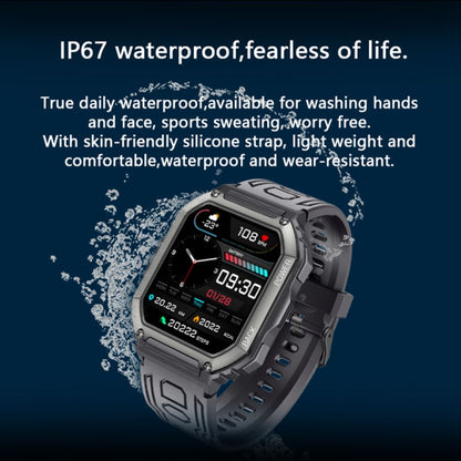 Montre intelligente de sport podomètre étanche KR06, prise en charge de la fréquence cardiaque/surveillance de la pression artérielle/appel BT