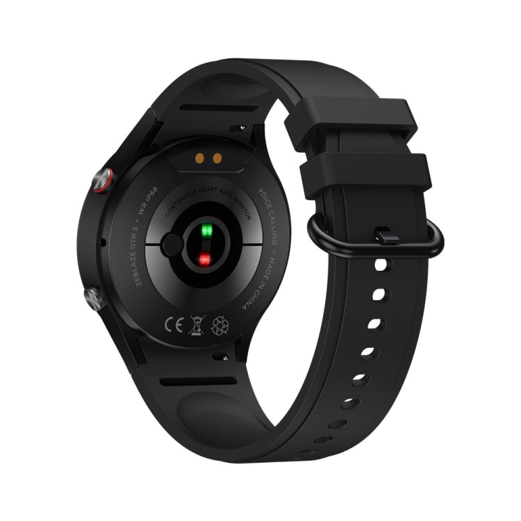 Montre intelligente Zeblaze GTR 3 1,32 pouces, prise en charge des appels vocaux/fréquence cardiaque/oxygène sanguin/température de la peau au poignet/modes sportifs
