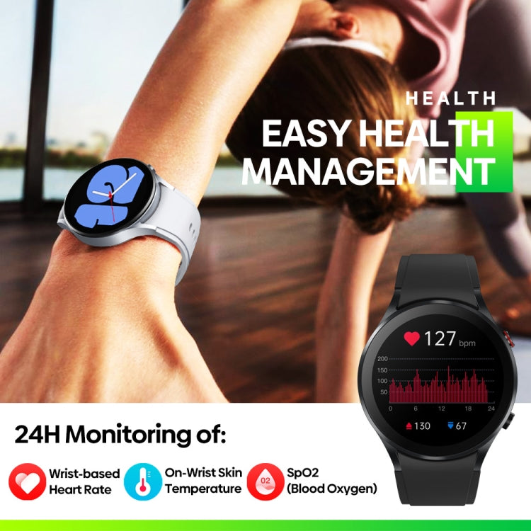 Montre intelligente Zeblaze GTR 3 1,32 pouces, prise en charge des appels vocaux/fréquence cardiaque/oxygène sanguin/température de la peau au poignet/modes sportifs