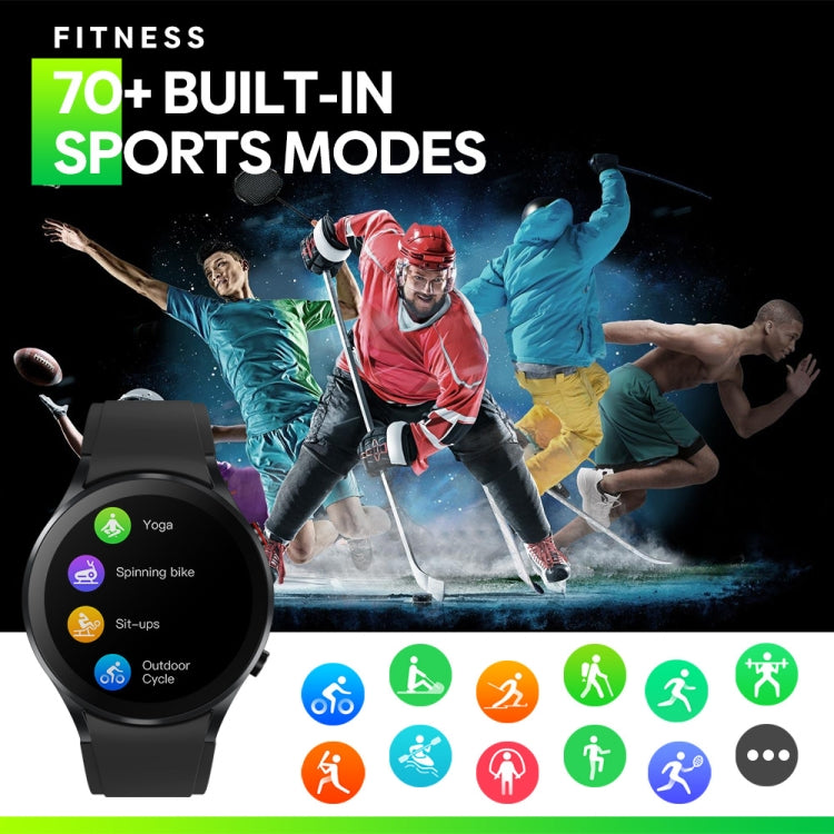 Montre intelligente Zeblaze GTR 3 1,32 pouces, prise en charge des appels vocaux/fréquence cardiaque/oxygène sanguin/température de la peau au poignet/modes sportifs
