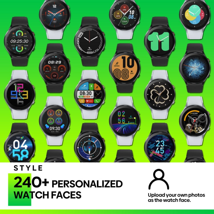 Montre intelligente Zeblaze GTR 3 1,32 pouces, prise en charge des appels vocaux/fréquence cardiaque/oxygène sanguin/température de la peau au poignet/modes sportifs
