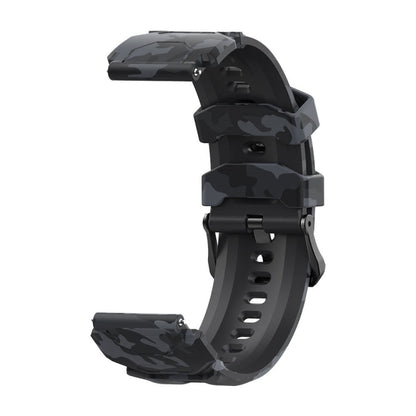 Pour bracelet de montre en silicone KOSPET TANK M1 Pro (CA0832B), Watch Band Camouflage, Watch Band Black