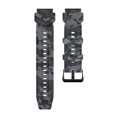 Pour bracelet de montre en silicone KOSPET TANK M1 Pro (CA0832B), Watch Band Camouflage, Watch Band Black