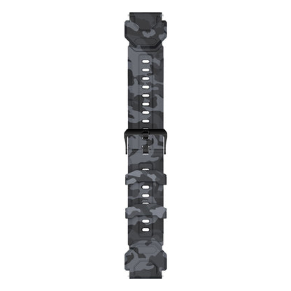 Pour bracelet de montre en silicone KOSPET TANK M1 Pro (CA0832B), Watch Band Camouflage, Watch Band Black