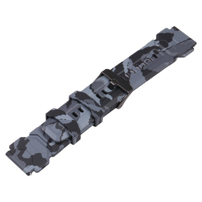 Pour bracelet de montre en silicone KOSPET TANK M1 Pro (CA0832B), Watch Band Camouflage, Watch Band Black