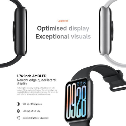 Montre connectée Xiaomi Smart Band 9 Pro d'origine, écran AMOLED 1,74 pouce, étanche 5 ATM, prise en charge du suivi de l'oxygène dans le sang et de la fréquence cardiaque, Smart Band 9 Pro Global Silver