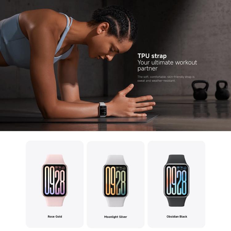 Montre connectée Xiaomi Smart Band 9 Pro d'origine, écran AMOLED 1,74 pouce, étanche 5 ATM, prise en charge du suivi de l'oxygène dans le sang et de la fréquence cardiaque, Smart Band 9 Pro Global Silver