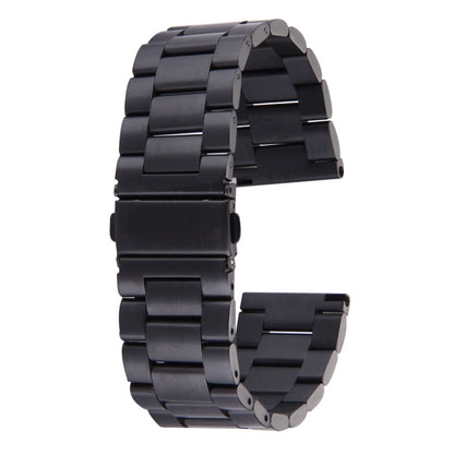 Pour Fitbit Blaze montre intelligente boucle papillon 3 perles bracelet de montre en acier inoxydable