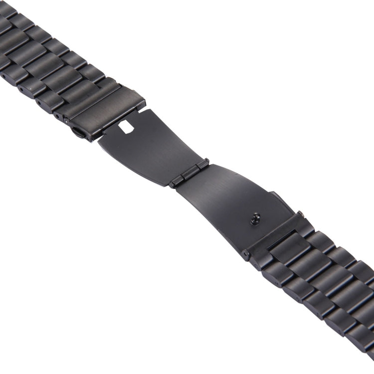 Pour Fitbit Blaze montre intelligente boucle papillon 3 perles bracelet de montre en acier inoxydable