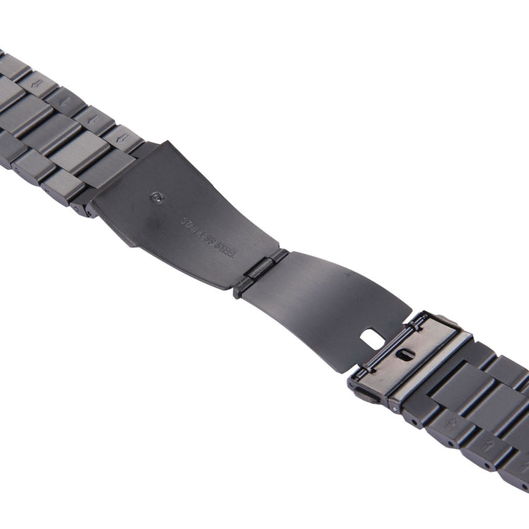 Pour Fitbit Blaze montre intelligente boucle papillon 3 perles bracelet de montre en acier inoxydable