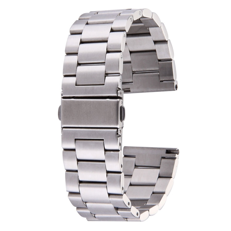 Pour Fitbit Blaze montre intelligente boucle papillon 3 perles bracelet de montre en acier inoxydable