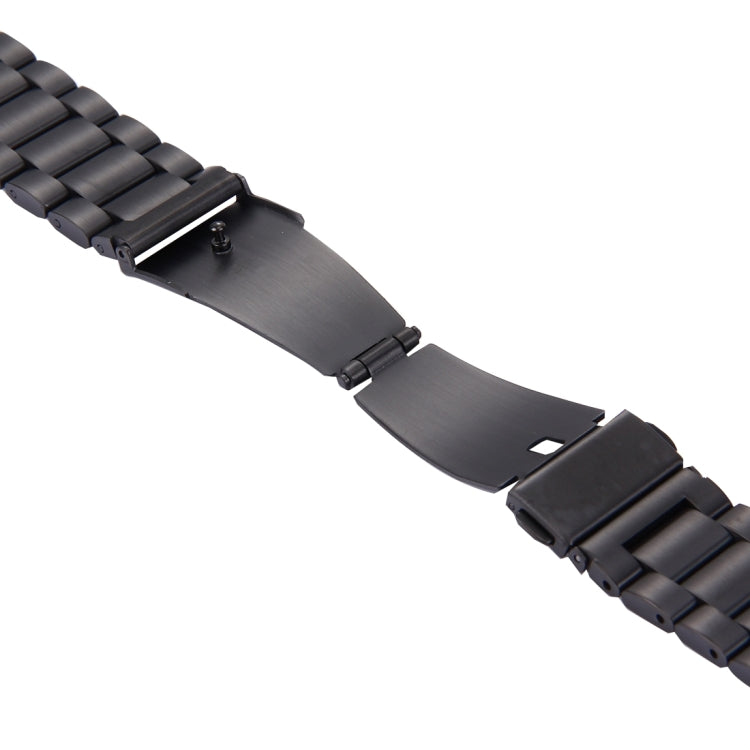 Pour Samsung Gear S2 montre intelligente classique boucle papillon 3 perles bracelet en acier inoxydable