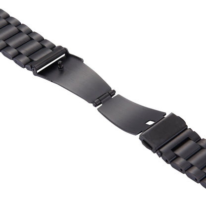 Pour Samsung Gear S2 montre intelligente classique boucle papillon 3 perles bracelet en acier inoxydable