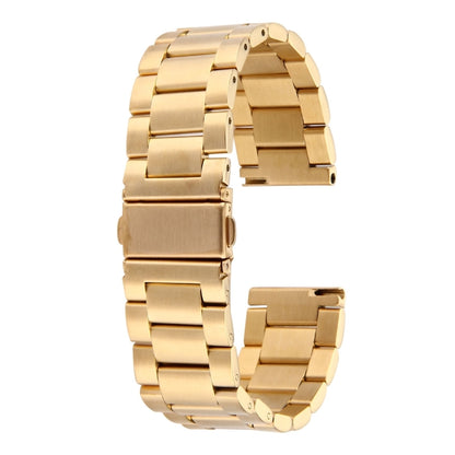 Pour Samsung Gear S2 montre intelligente classique boucle papillon 3 perles bracelet en acier inoxydable