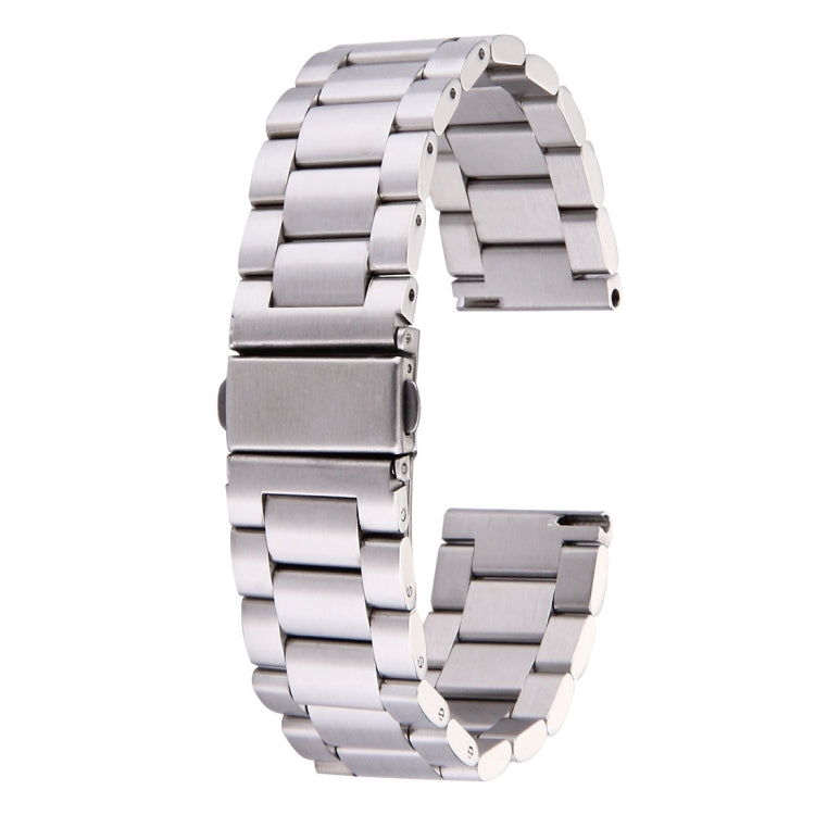 Pour Samsung Gear S2 montre intelligente classique boucle papillon 3 perles bracelet en acier inoxydable