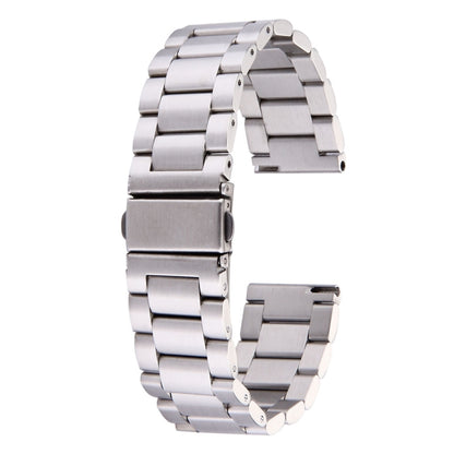Pour Samsung Gear S2 montre intelligente classique boucle papillon 3 perles bracelet en acier inoxydable