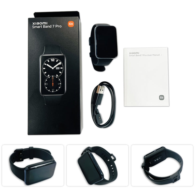 Original Xiaomi Smart Band 7 Pro Global, écran AMOLED 1,64 pouces, prise en charge de la fréquence cardiaque/oxygène sanguin/Stress/surveillance du sommeil