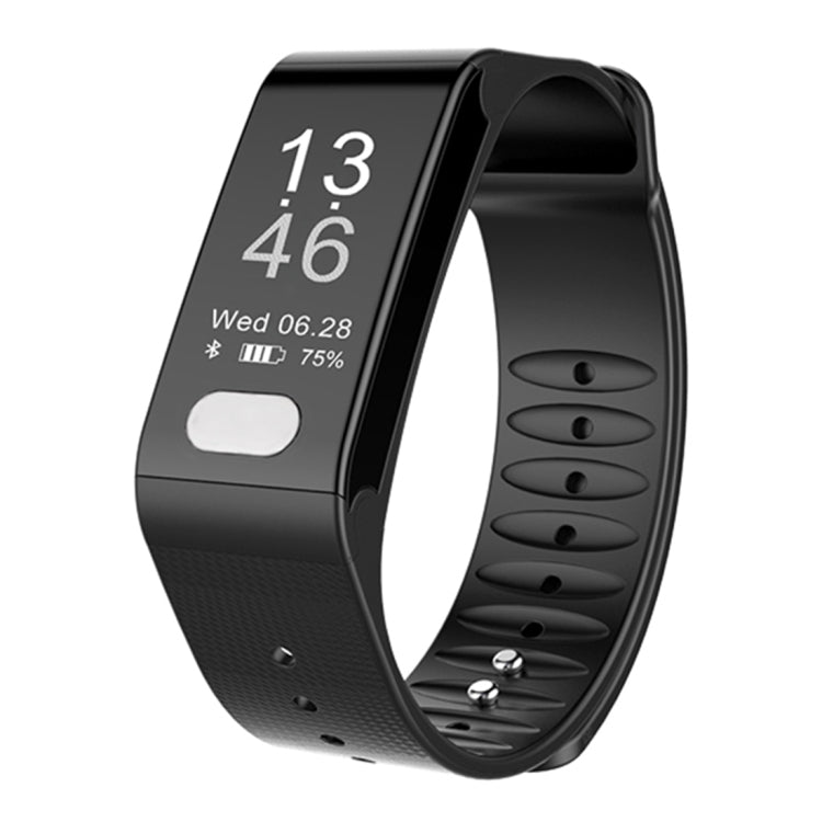 TLW T6 Fitness Tracker Bracelet intelligent avec écran OLED de 0,96 pouces, prise en charge du mode sport / ECG / moniteur de fréquence cardiaque / pression artérielle / moniteur de sommeil, T6 Black, T6 Blue, T6 Red