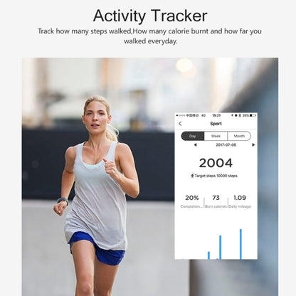 TLW T6 Fitness Tracker Bracelet intelligent avec écran OLED de 0,96 pouces, prise en charge du mode sport / ECG / moniteur de fréquence cardiaque / pression artérielle / moniteur de sommeil, T6 Black, T6 Blue, T6 Red