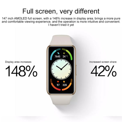 Écran couleur AMOLED d'origine Huawei Band 6 Pro 1,47 pouces