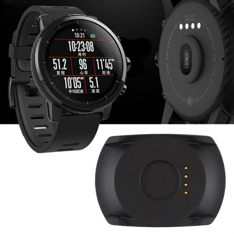 Chargeur de berceau de remplacement portable de 1 m avec câble de chargement USB pour montre intelligente Amazfit 2