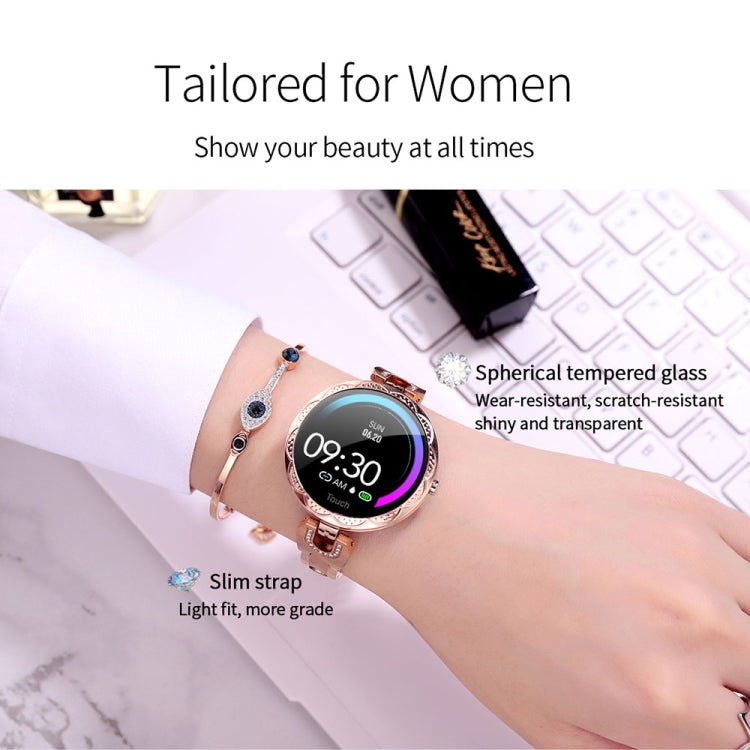 Bracelet féminin intelligent AK15 Fashion, écran LCD couleur de 1,08 pouces, étanche IP67, prise en charge de la surveillance de la fréquence cardiaque/surveillance du sommeil/photographie à distance