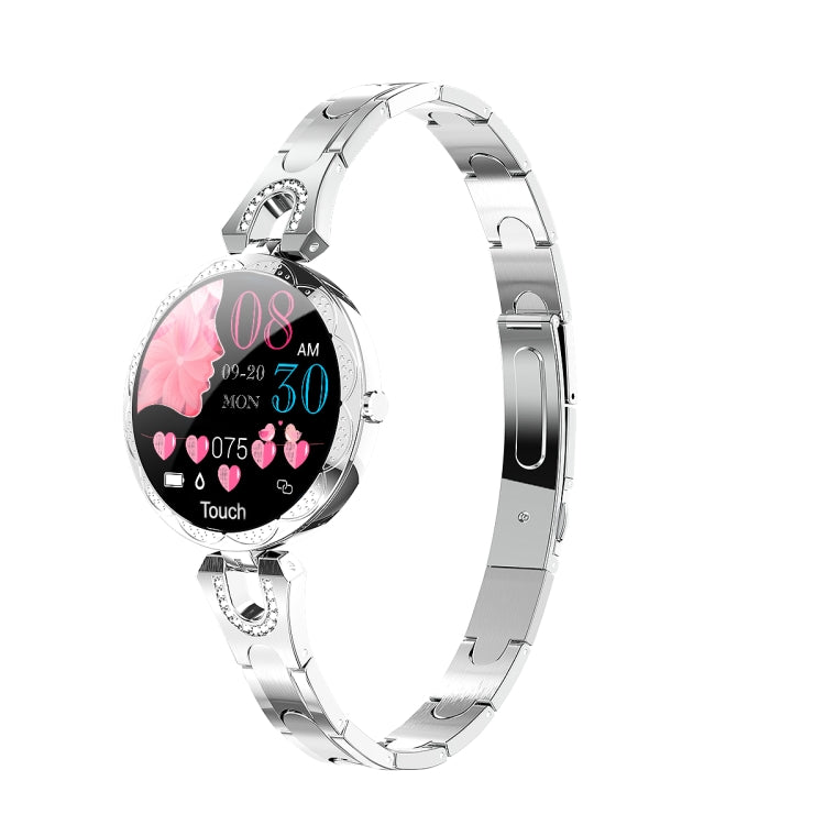 Bracelet féminin intelligent AK15 Fashion, écran LCD couleur de 1,08 pouces, étanche IP67, prise en charge de la surveillance de la fréquence cardiaque/surveillance du sommeil/photographie à distance